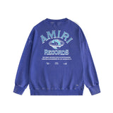 Amiri Distressed Sweatshirt Printed Trendy Pure Cotton