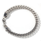 Bracelet Hip Hop Simple 6mm Stainless Steel Bracelet Vintage St. Valentine's Spectrum