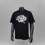 Synaworld T Shirts central cee Short Sleeve Classic Letter Print Loose Casual T-Shirt