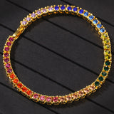 Bracelet Hip Hop 4mm Alloy Diamond Bracelet Bracelet Spectrum Jesus Pieces