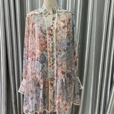 Betty Draper Valentine's Day Dress Autumn Vintage Printed Dress