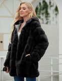 Women Fur Jacket Fashion Plush Coat