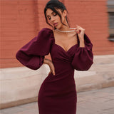 Valentine's Day Dress Spring and Autumn Dress Long Sleeve Dress Autumn