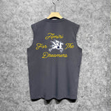 Amiri tank top yellow letter pegasus printing