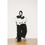 Unisex Coat Lamb Wool Loose Stitching Winter Plush