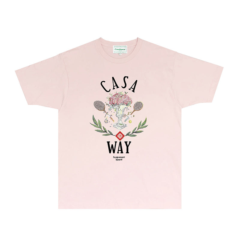Casablanca T Shirts Fashion Print Street