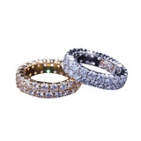 Rings Fashion Double Row Zircon Ring St. Valentine's