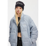 Unisex Coat Thickened Winter Stand-up Collar Cotton-Padded Coat Couple