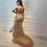 Bohemian Dress Sexy Evening Dress Fishtail Skirt