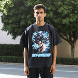 Mens Vintage T Shirt Short Sleeve T-Shirt Men's and Women's Wash