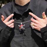 Jewelry Miniature Zircon Colored Skull Pirate Pendant Punk Skull Pieces Jesus Pieces