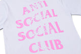 Anti Social Club T Shirt Men's and Women's Loose Large Size Short Sleeve T-shirt Batch