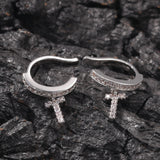 Earrings Zircon 'Cross' Earring Crosses