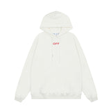 OFF WHITE Hoodie Trendy Street Style Personalized Cotton
