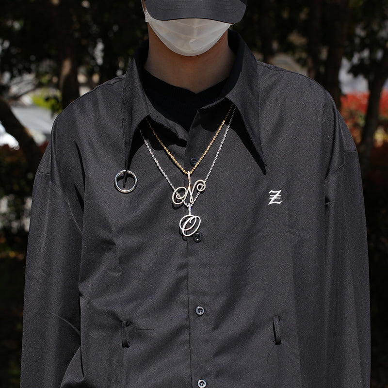 Jewelry English Alphabet Pendant Necklace Copper Set Zircon Hiphop Word Up Spectrum St. Valentine's