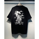 Amiri T Shirts Fashion Print Couple High Street