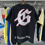 Godspeed T Shirts Skull Baseball Players Printed Cotton Casual Short Sleeves Men and Women