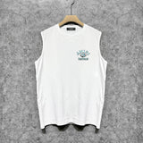 Amiri tank top earth letter printing
