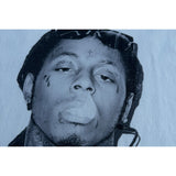Unisex T-Shirts Vintage Lil Wayne Portrait Print, Hip Hop Loose Tee