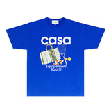 Casablanca T Shirts Fashion Print Street