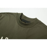 Fog Essentials T Shirts Spring/Summer FOG Double Line Letter Print Crew Neck Short Sleeves