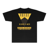 Rhude T Shirts Printed Trendy Pure Cotton