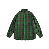 Unisex Shirt Vintage Frayed Plaid Shirt