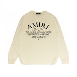 Amiri Long Sleeved Shirt Printed Trendy Pure Cotton