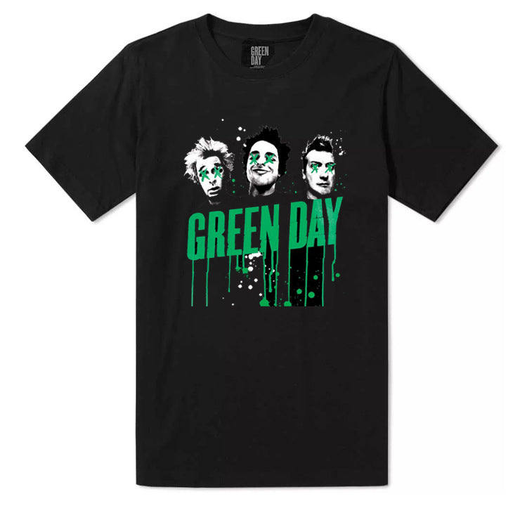 Green Day T Shirt Rock Loose Cotton