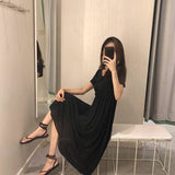 Valentine's Day Dress Spring and Summer Short Sleeve Slim Dress for Women