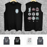 Amiri tank top medal set printing