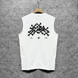 Amiri tank top skeleton letterprinting