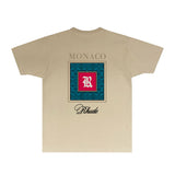 Rhude T Shirts Printed Trendy Pure Cotton