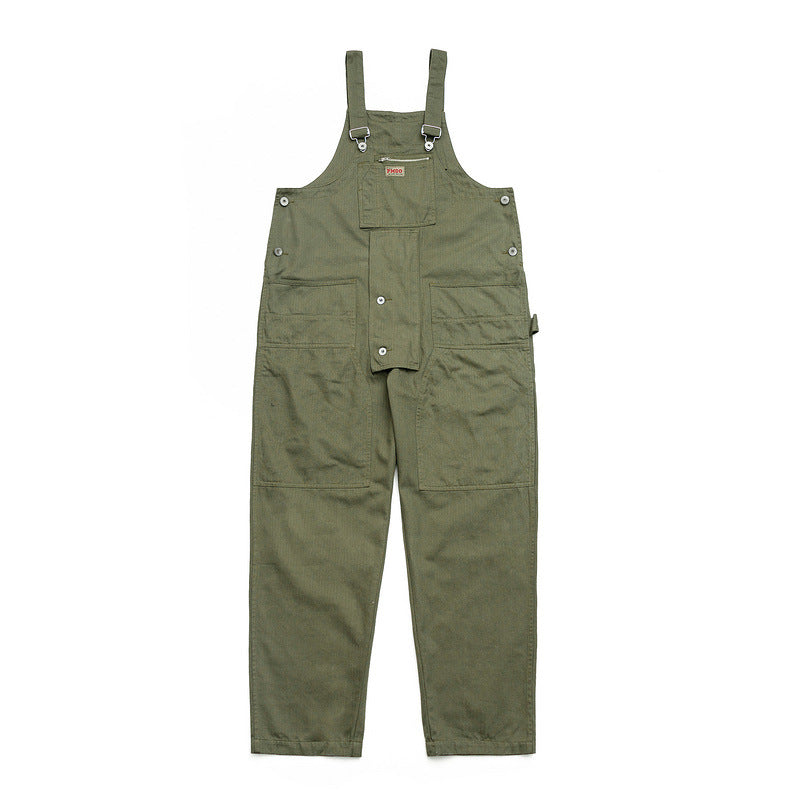 Cargo Pants Casual Jumpsuit Hip Hop Solid Color Loose