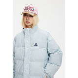 Unisex Coat Youth University Style Winter Cotton-Padded Coat Thickened