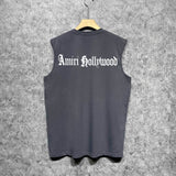 Amiri tank top sanskrit printing