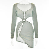 Women Dress Sexy Creative Design Irregular Dress