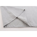 Fog Essentials T Shirts Spring Summer FOG Double Line Flocking Letter Crew Neck Short Sleeves