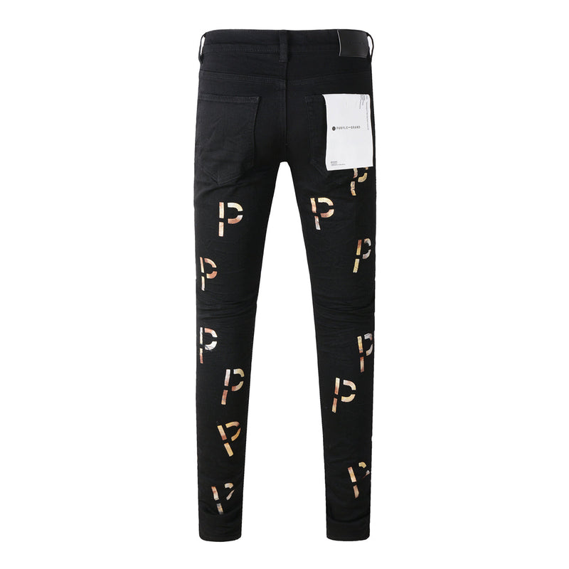 Purple Brand Jeans Pure Cotton High Street Trend #9008