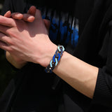 Bracelet Hip Hop Bracelet Color Drip Vintage Spectrum St. Valentine's