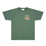 Casablanca T Shirts Fashion Print Street