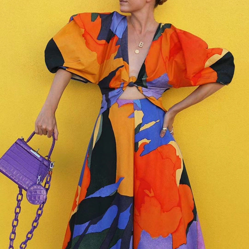 Bohemian Dress Fashion Long Dress