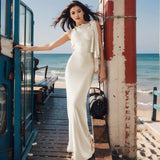 Women Evening Dresses Summer Solid Color Dresses