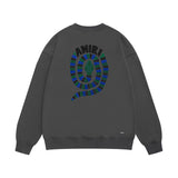 Amiri Sweatshirt Printed Trendy Pure Cotton