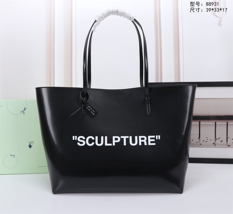 Off White Bag Casual Outdoor Convenient Tote Bag