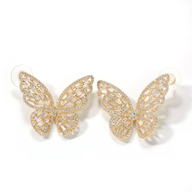 Earrings Butterfly Shaped Earrings Royalty St. Valentine's Spectrum