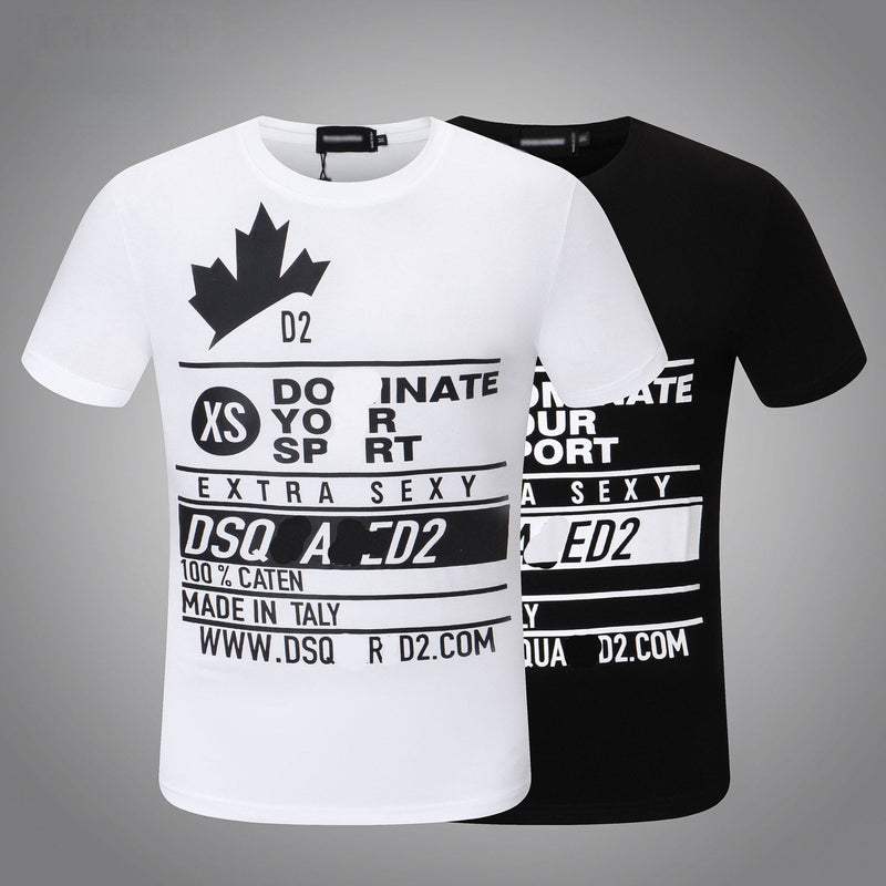 Dsq2 T Shirt DSQ Lian D2 Casual Sports Printed Short Sleeve Summer Men