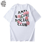 Anti Social Club T Shirt Men's Summer Men's Cotton Short-Sleeved T-shirt