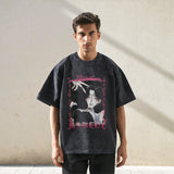 Mens Vintage T Shirt Short Sleeve T-Shirt Men's and Women's