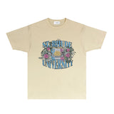 Rhude T Shirts Printed Trendy Pure Cotton